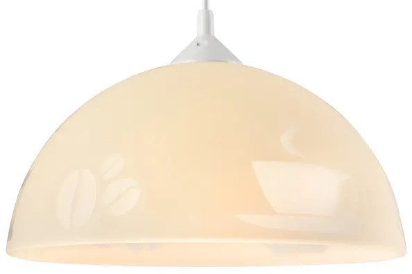 Csillár zsinóron 1xE27/60W/230V kávé