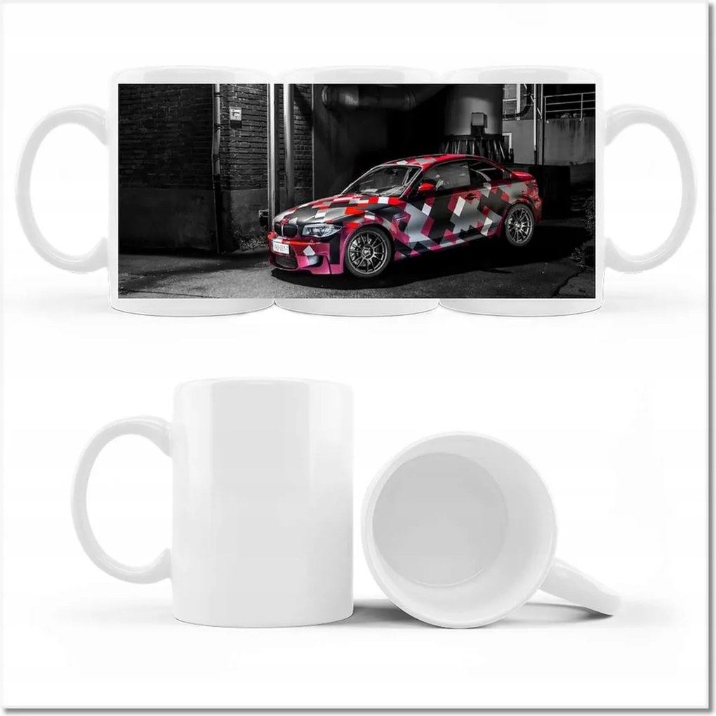 Fotó bögre piros Bmw