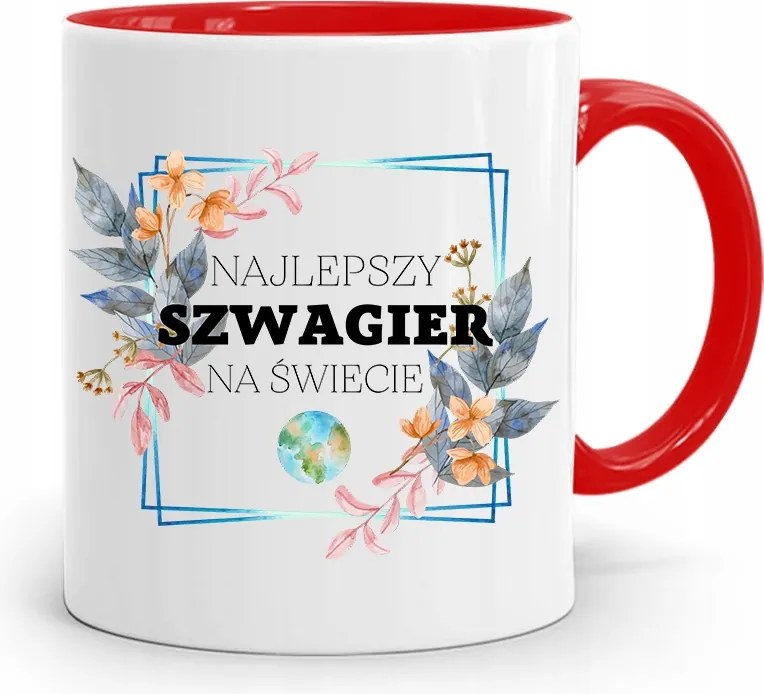 Sógornak Piros Bögre Születésnapi Ajándéknak, fényképes nyomattal