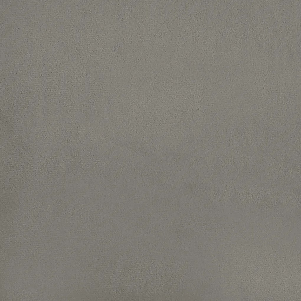 világosszürke bársony zsebrugós ágymatrac 90x210x20 cm