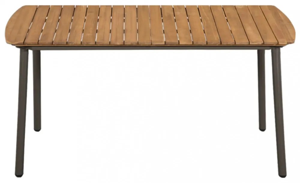 vidaXL 7 részes szürke polyrattan kerti étkezőgarnitúra