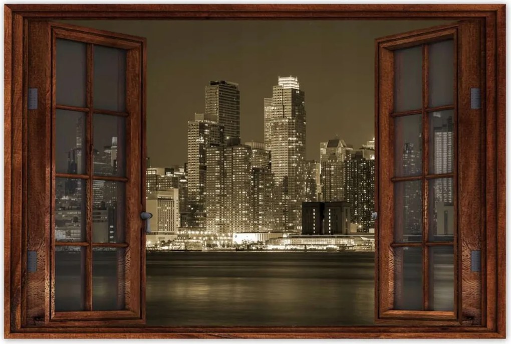 Poszterek 60x40 New York sephia