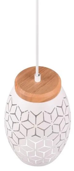 Fehér függőlámpa ø 15 cm Bidar – Trio