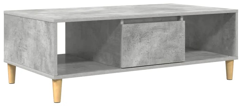 Dohányzóasztal Beton szürke 103,5 x 60 x 35 cm Faanyag