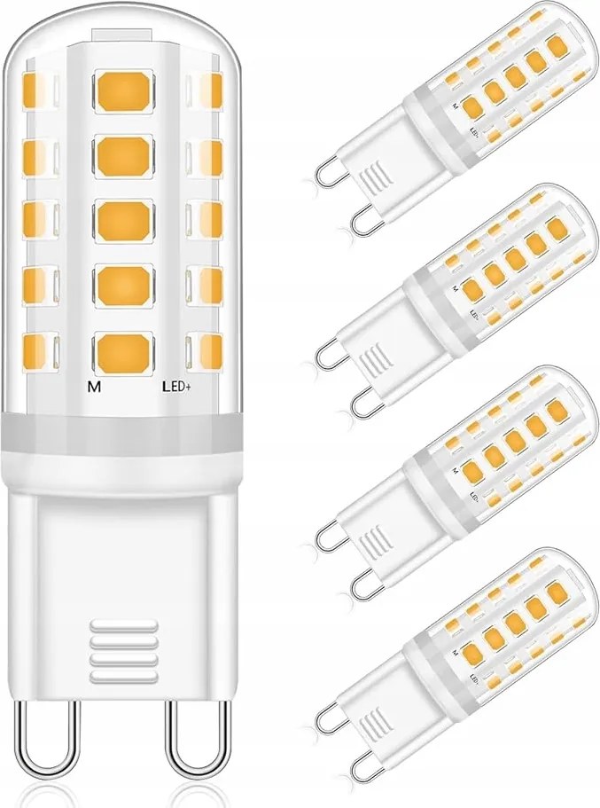 Led izzó G9 5W=40W meleg fehér 4 db
