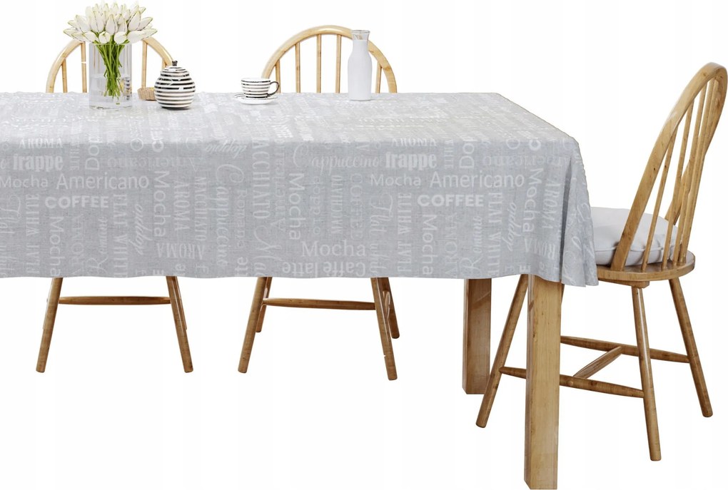 Abrosz Asztalra 140x280 Szürke Coffee 4274A
