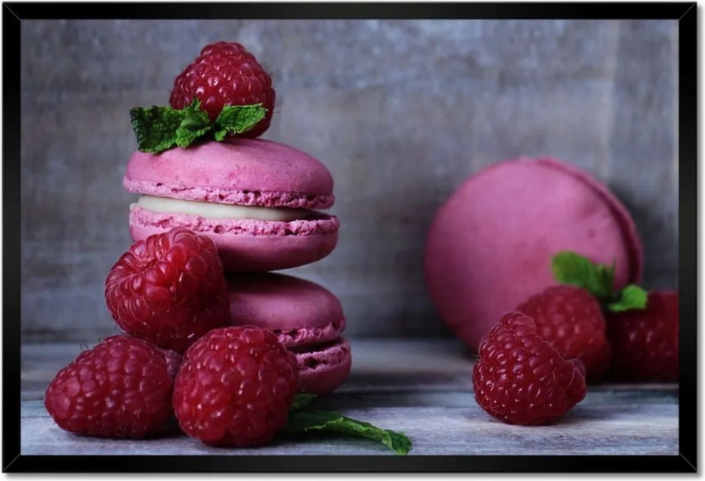 Poszterek keretben 60x40 Málnás keksz