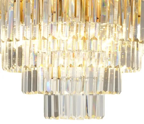 Mennyezeti lámpa MILANO 9xE14/40W/230V arany