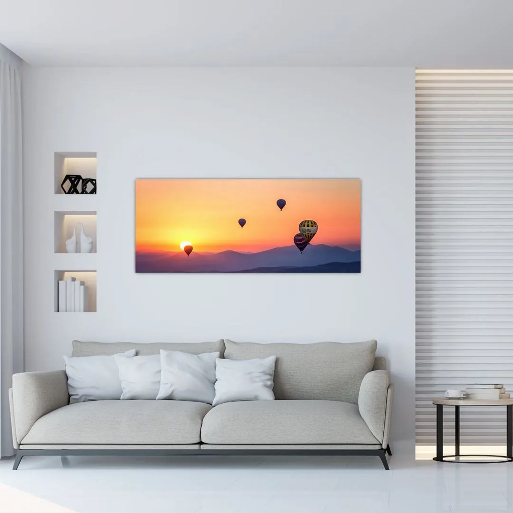 Hőlégballon képe (120x50 cm)