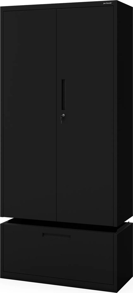 Megan Czarny - szuflada na dokumenty 195cm