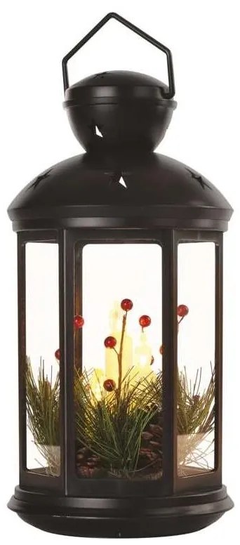 LED Karácsonyi dekoráció 1xLED/3xAAA fekete