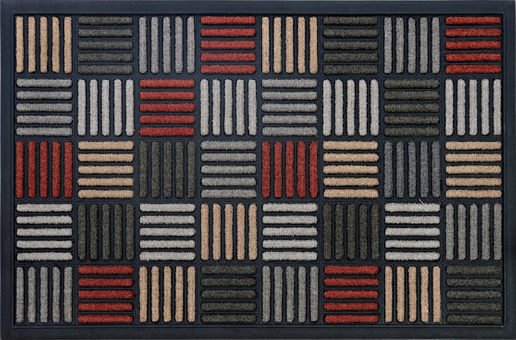 Lábtörlő Kültéri Ajtó Alá 40x60 Bejárati Nagy Gumi Cipőszőnyeg