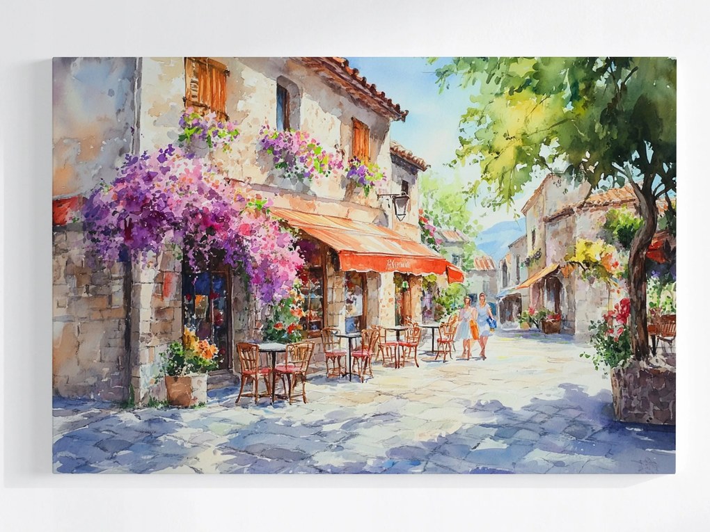 Poszter Város Utca Olaszország Horvátország Nyár Nap 120x80