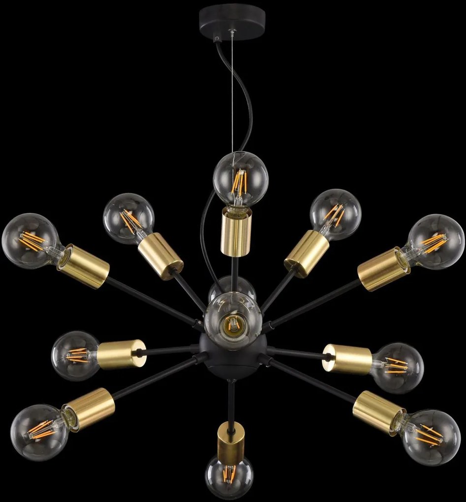 Maytoni JACKSON T546PL-12B Függőlámpa 12xE27/7W IP20