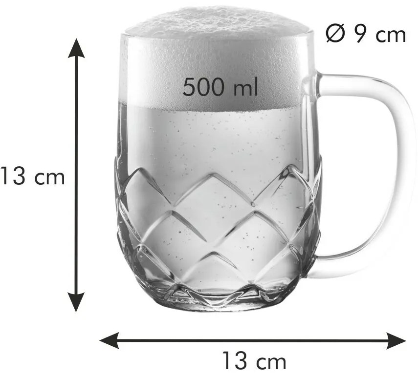 Tescoma myBEER Korsó Lupulus, 0,5 l, 0,5 l