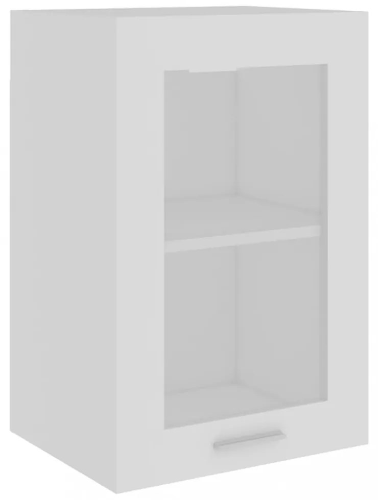 “Lyon” fehér szerelt fa függő üvegszekrény 40 x 31 x 60 cm