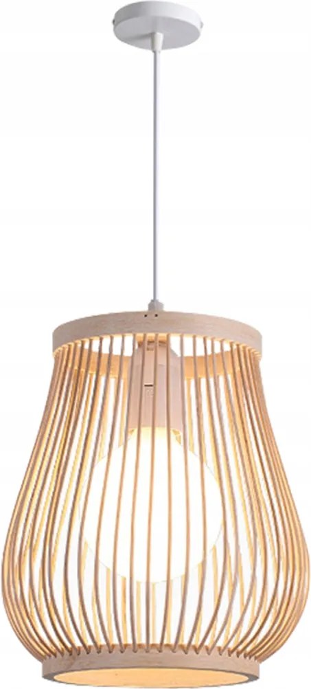 Bambusz Függőlámpa E27 Boho Kínai Csillár