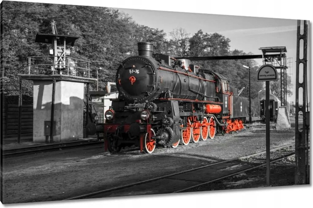 Vászonkép 120x70 Gőzmozdony Mozdony