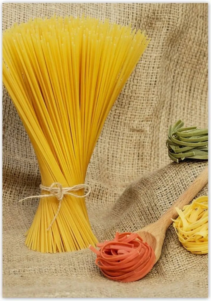 Poszterek 70x100 Színes vegán tészta