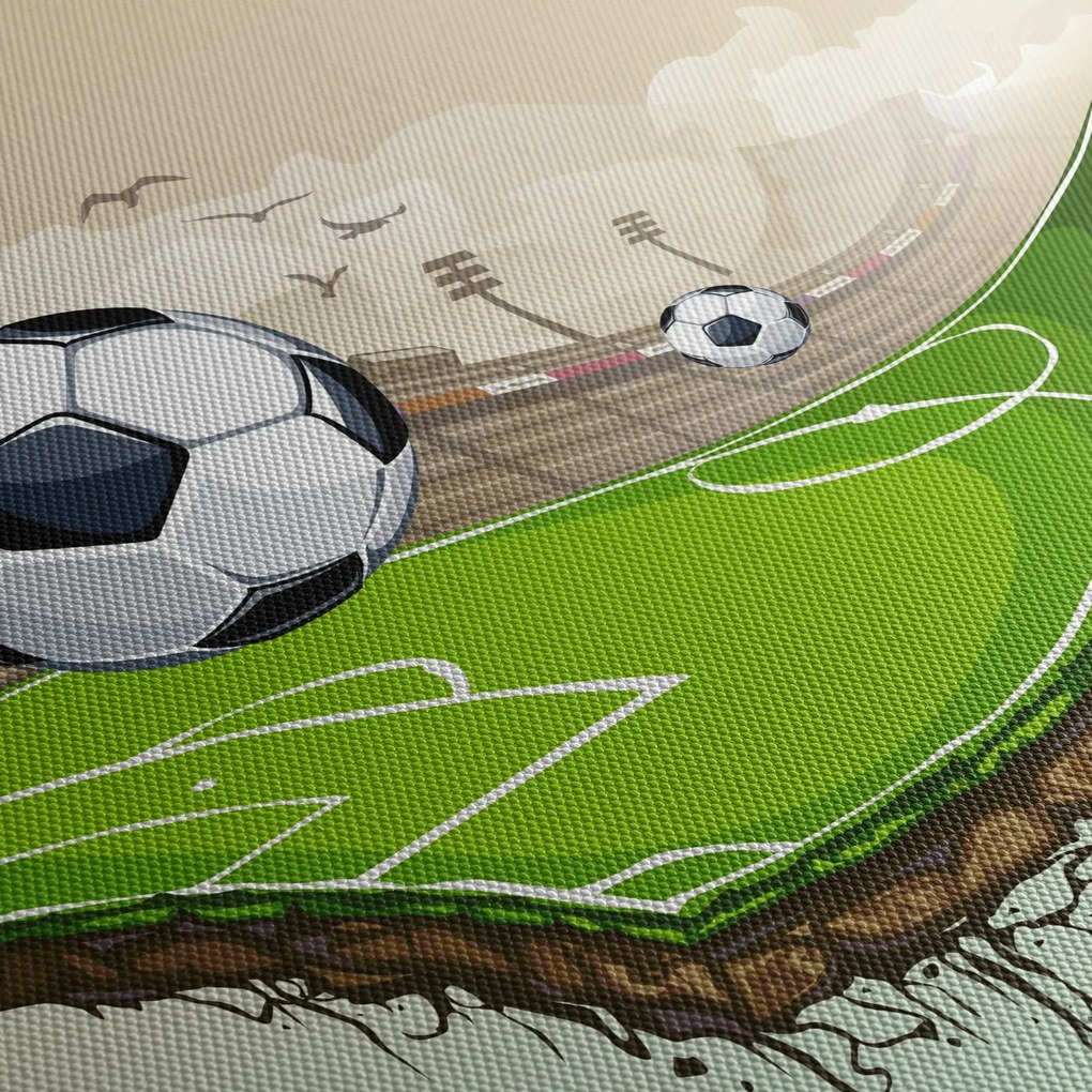 Kép - futballpálya (90x60 cm)