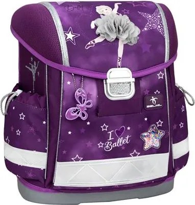 Iskolatáska, fémcsat, BELMIL Classy Prima Star, balerina (BL40313AG74L)