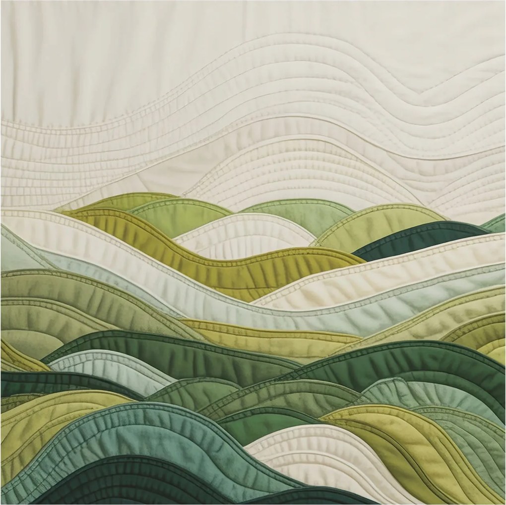 Fali fotótapéta Étkezőbe Szövet dombok 250x250 Ragasztó