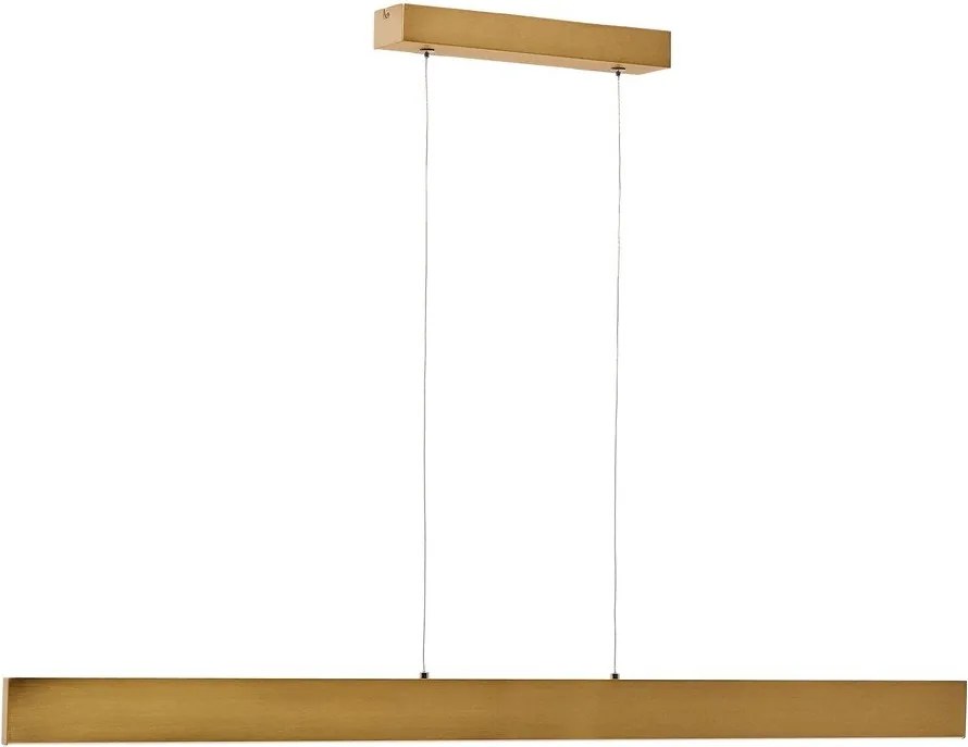 Aranyszínű LED függőlámpa fém búrával Boadella – Kave Home