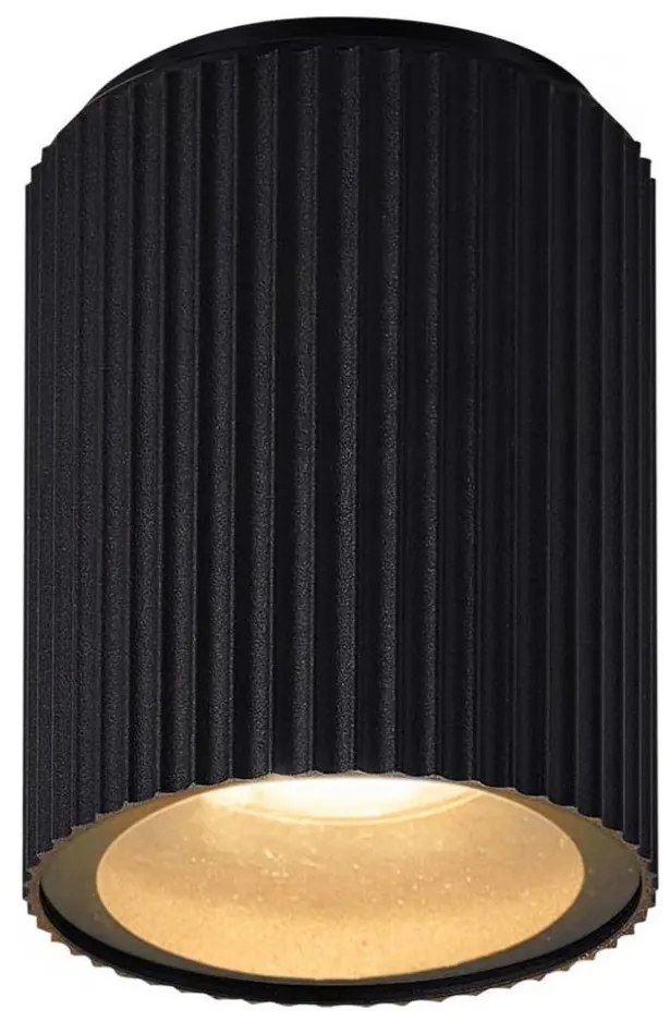 Nordlux - Kültéri mennyezeti lámpa KYKLOP 1xGU10/15W/230V IP54 fekete