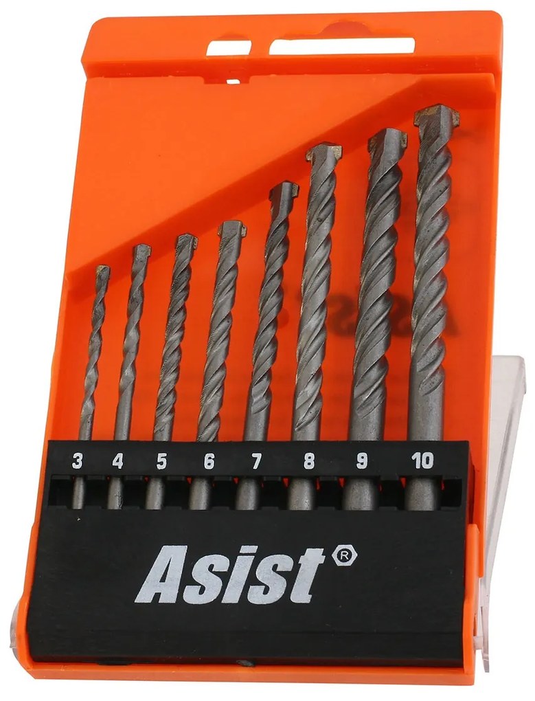 Fúrókészlet betonhoz és falazathoz, 8db ASIST 01-5402