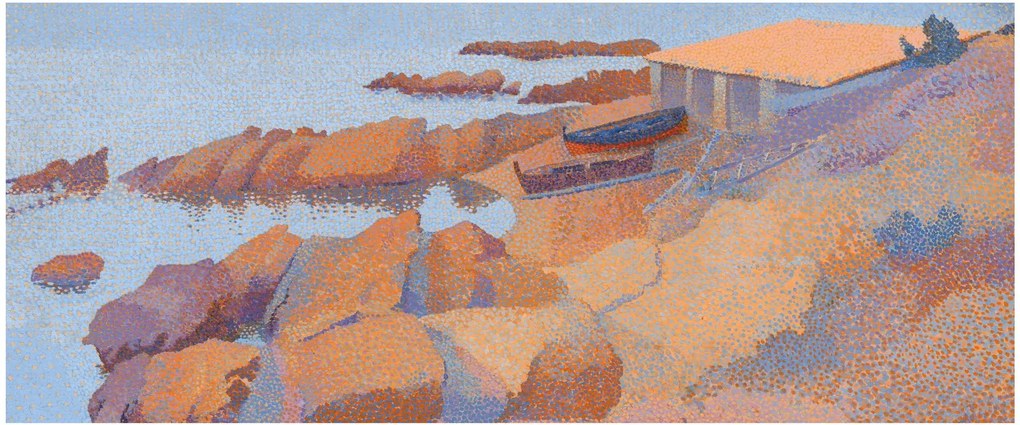 Kép - Henri Edmond Cross, Calanque des Antibois, reprodukciók (120x50 cm)