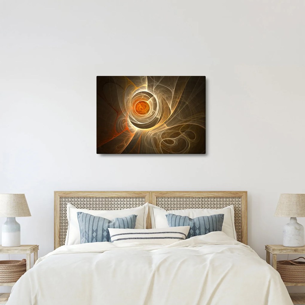 Absztrakciós kép (70x50 cm)