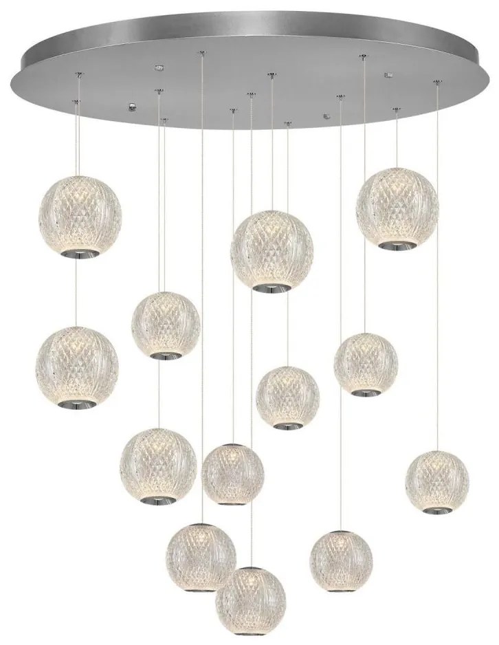 LED csillár kábelen CREMONA 13xLED/5W/230V 3000K matt króm