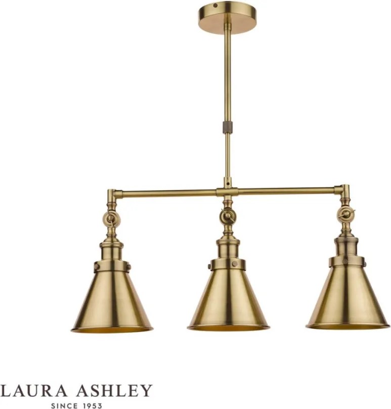 Laura Ashley Rufus 3756149-Q Függőlámpa 3x60W/E27 IP20
