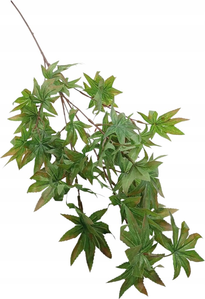 Mesterséges Ág Juhar Zöld Dekoráció Kompozíció Minőség XXL 90 cm