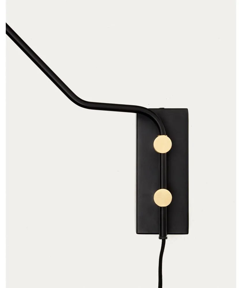 Fekete fali lámpa ø 25 cm Jex – Kave Home