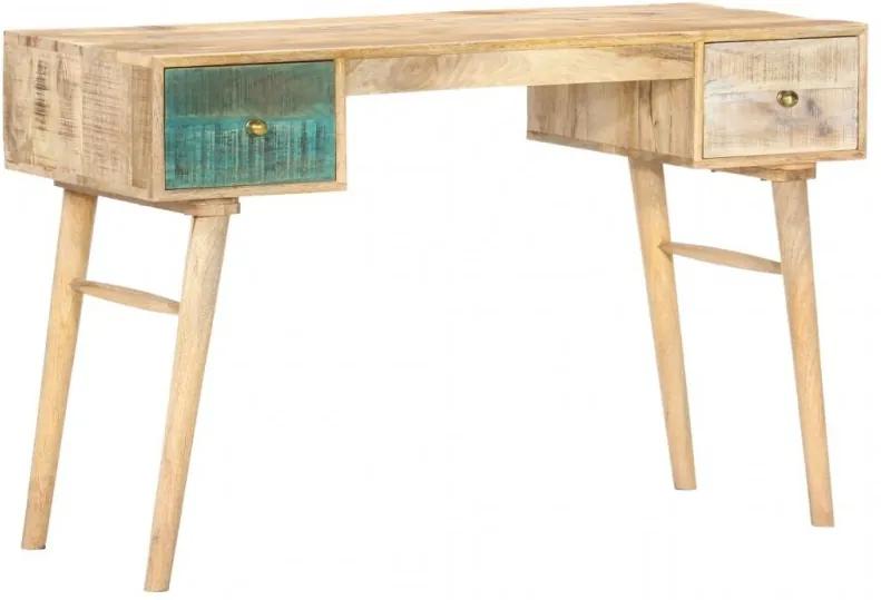 Tömör mangófa íróasztal 118 x 50 x 75 cm