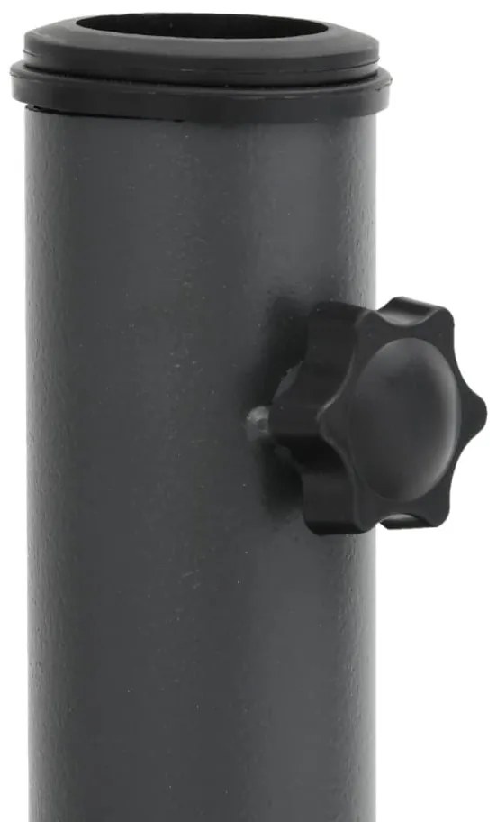 négyzet alakú napernyőtalp Ø32/38/48 mm-es rúdhoz 17 kg