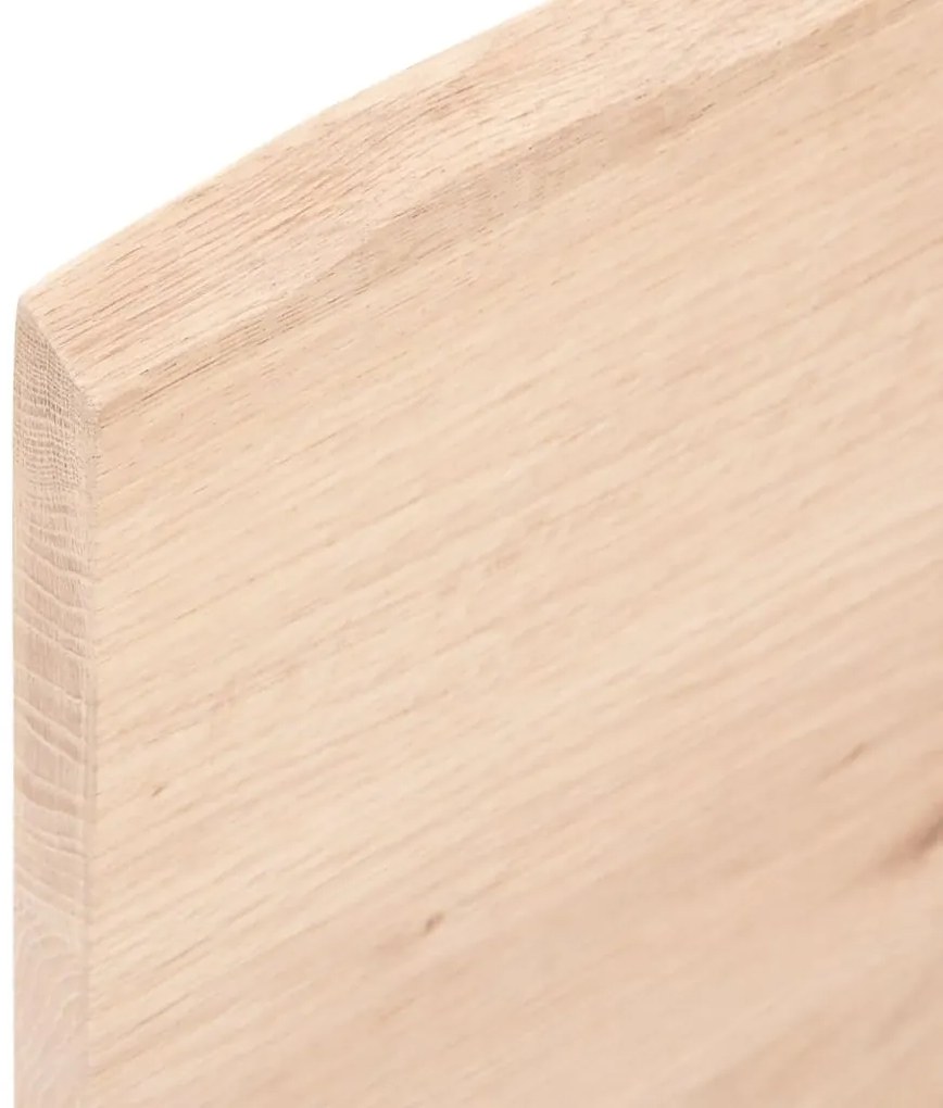 kezeletlen tömör fa fürdőszobai pult 80x40x2 cm