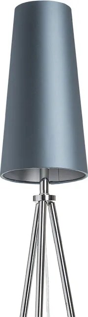 RENDL CONNY 15/30 asztali lámpaernyő Monaco petróleumkék/ezüst PVC max. 23W