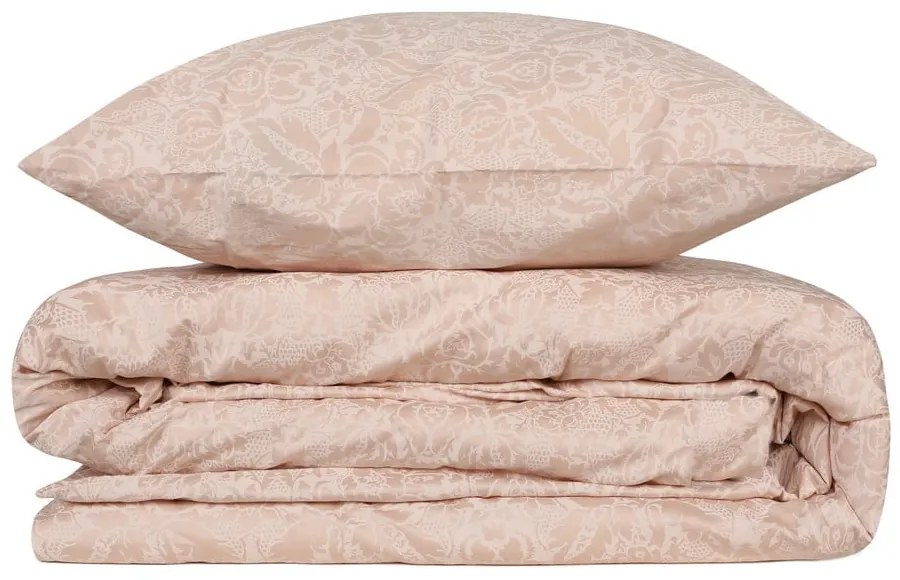 Cream krémszínű egyszemélyes ágyneműhuzat pamut-szaténból, 140 x 200 cm