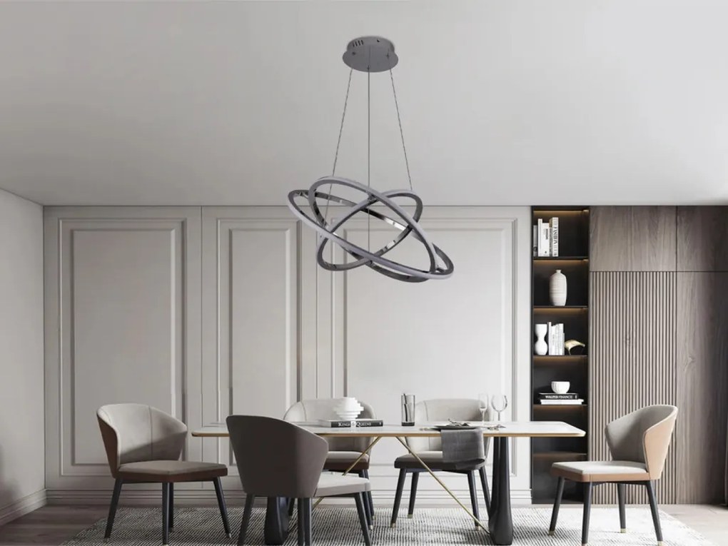 NEDES J4350-CH Modern Led Függesztett Lámpa IP20