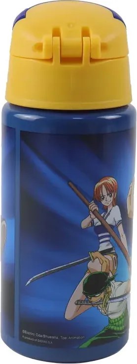 One Piece Crew alumínium szívószálas kulacs akasztóval 500 ml