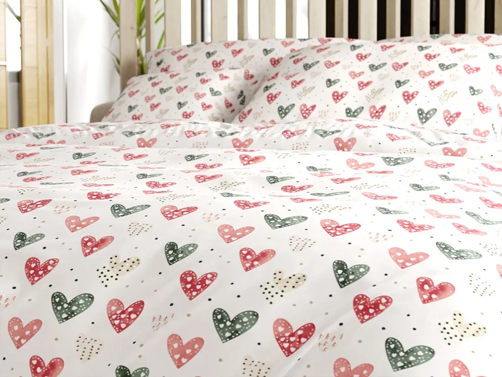 Polipamut ágyneműhuzat CUPIDA mintás Ágyneműhuzat mérete: 70 x 90 cm | 140 x 220 cm