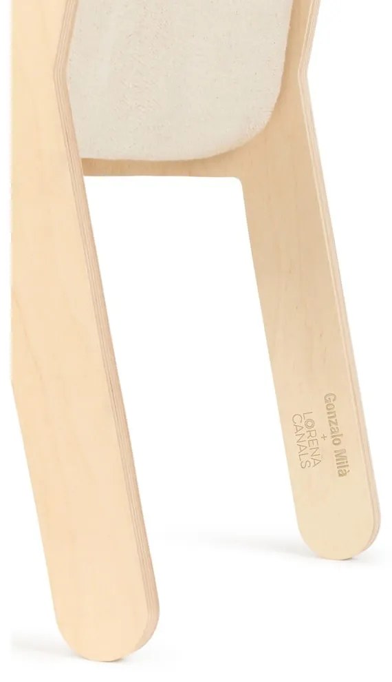 Natúr színű gyerek szék Kaarol Earth – Lorena Canals