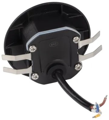 Kanlux 39136 - EXIN LED lépcsővilágító lámpatest érzékelővel, 2,5W/230V, 4000K, IP65, fekete, kerek