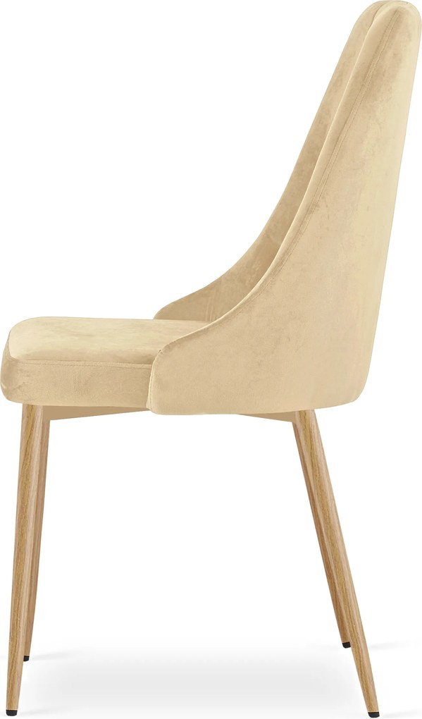 Étkezőszék IMOLA VELVET, bézs