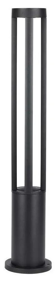 LED Kültéri lámpa LED/10W/230V 80cm 6400K IP65 fekete