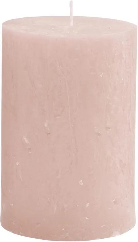 RUSTIC II. gyertya 15cm rózsaszín