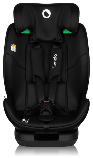 Lionelo - Forgatható autósülés alappal LAVENDER i-Size 76-150 cm Black Carbon