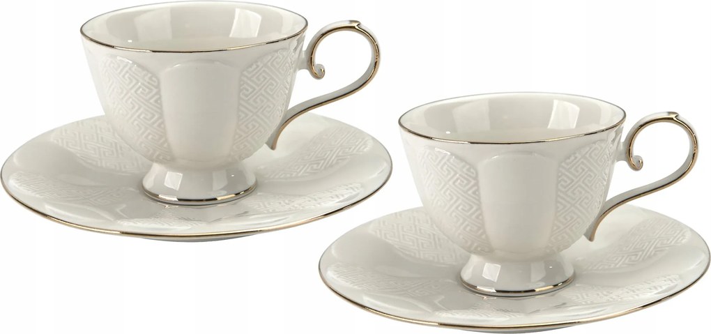 2 db 220 ml-es csésze csészealj szett